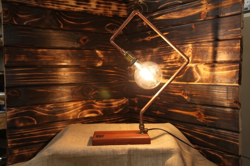 Copper Pipe Light